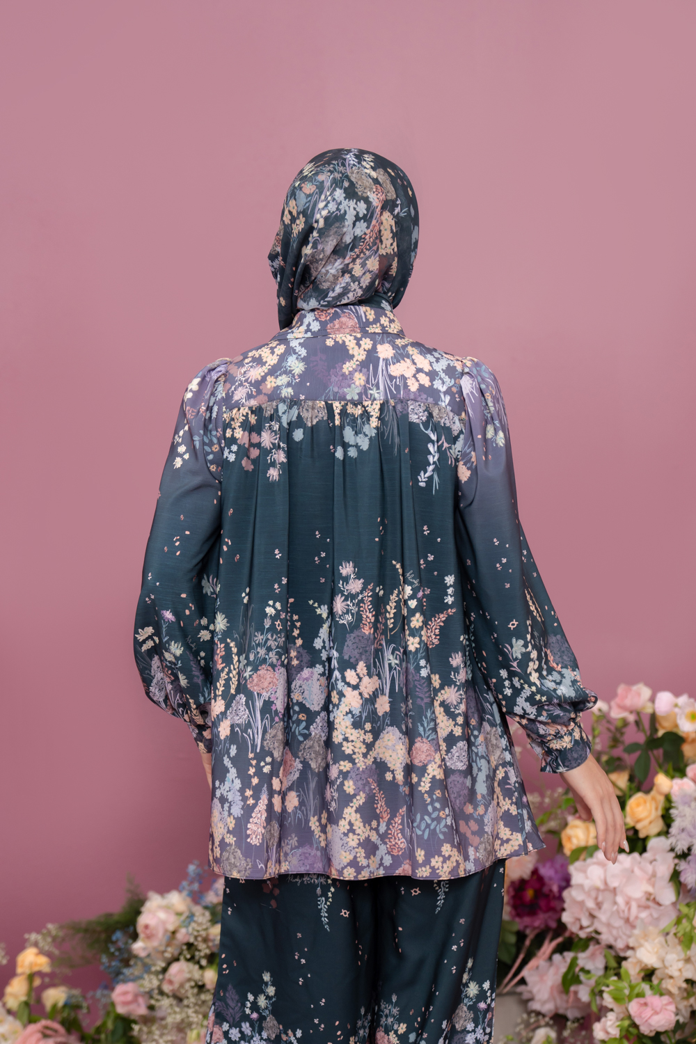 Gardenia Shirt Dark Berry