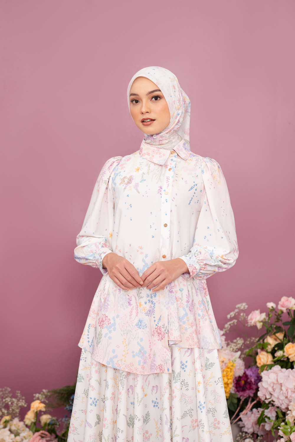 Gardenia Shirt Garden Glow