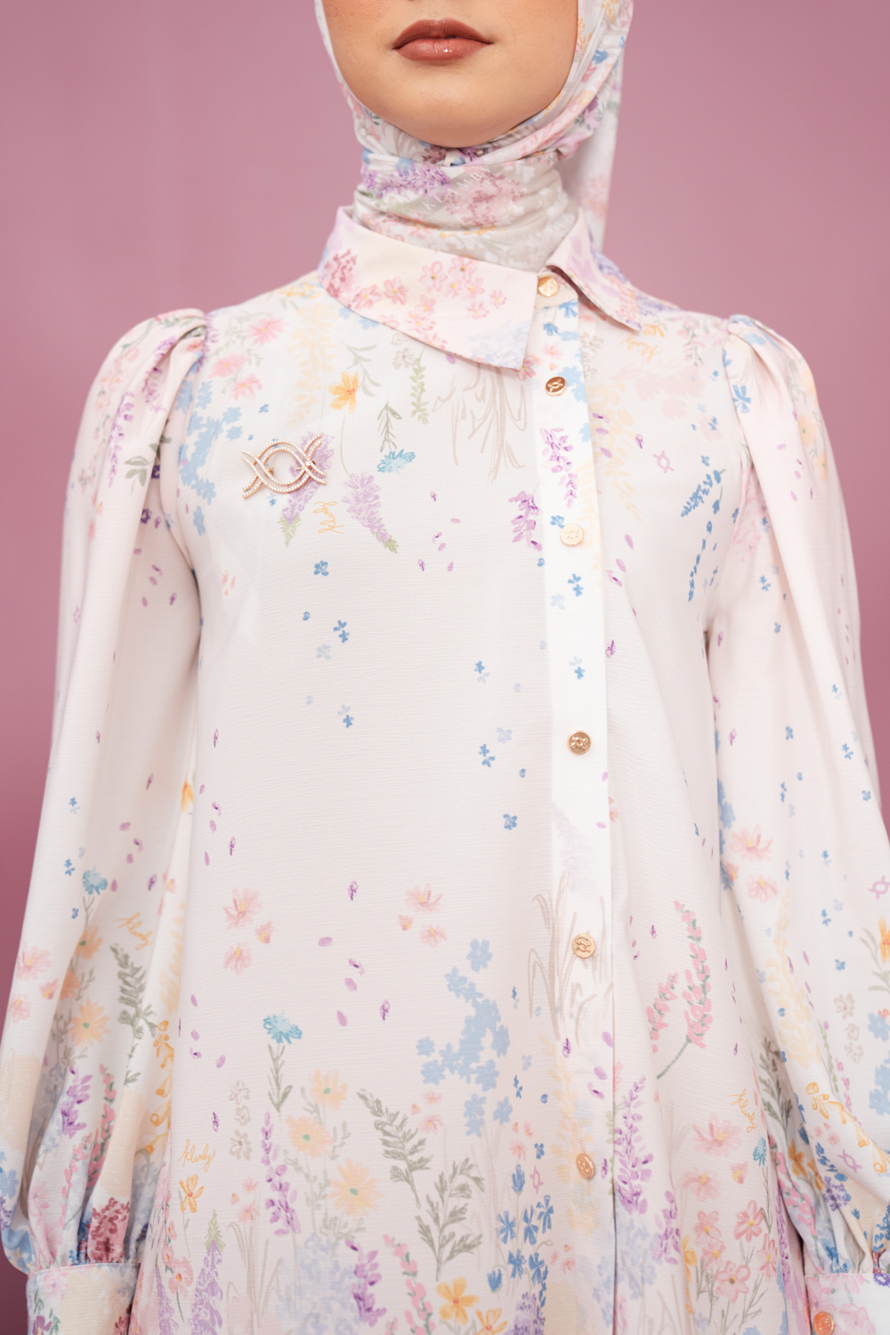 Gardenia Shirt Garden Glow