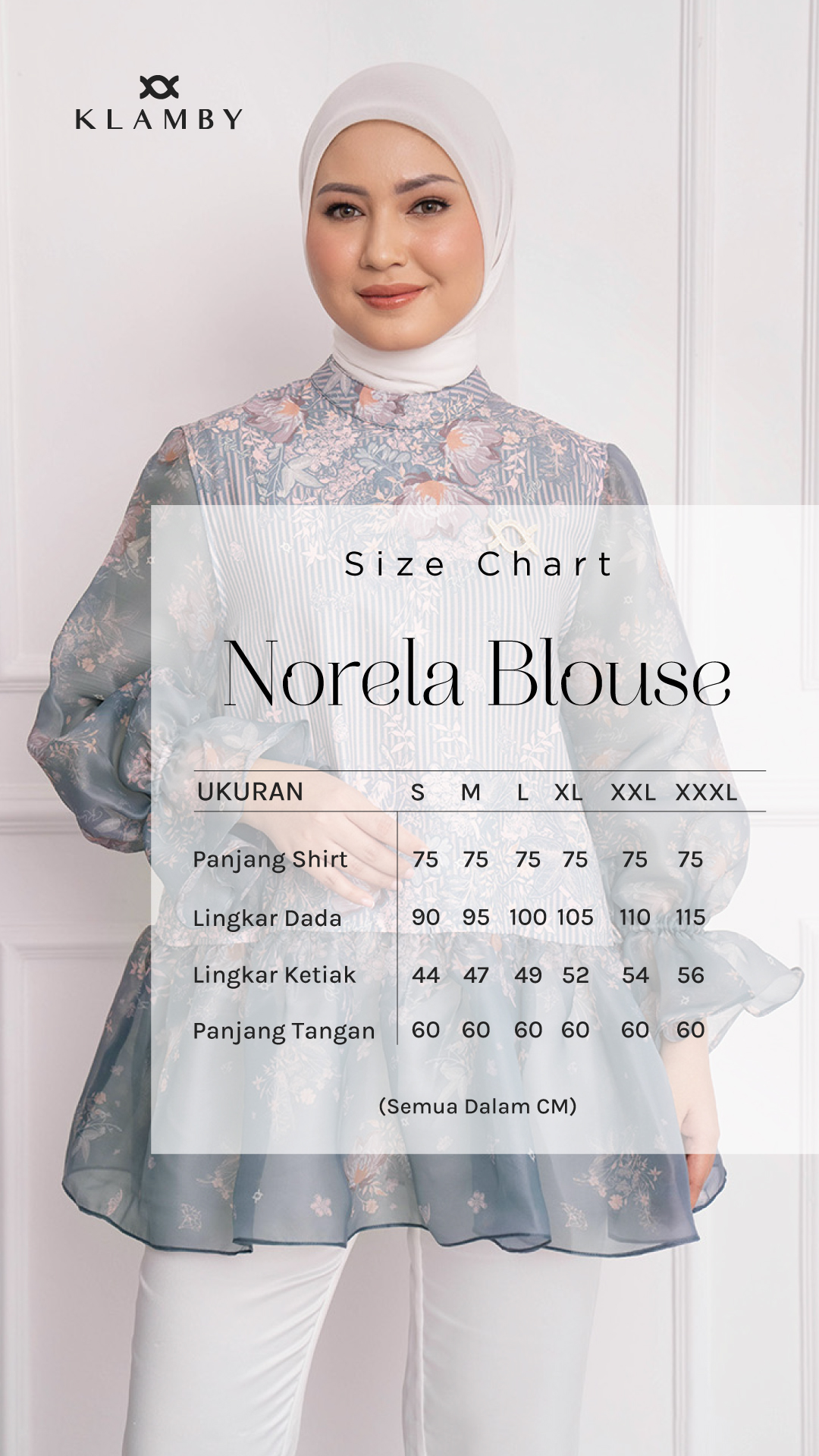 Norela Blouse Azure Mist