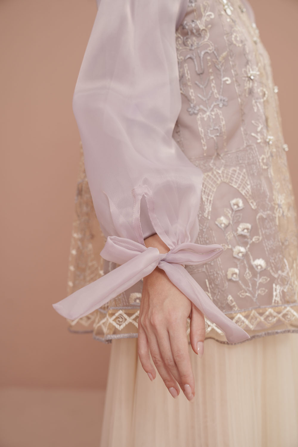 Lea Blouse Set Lavender