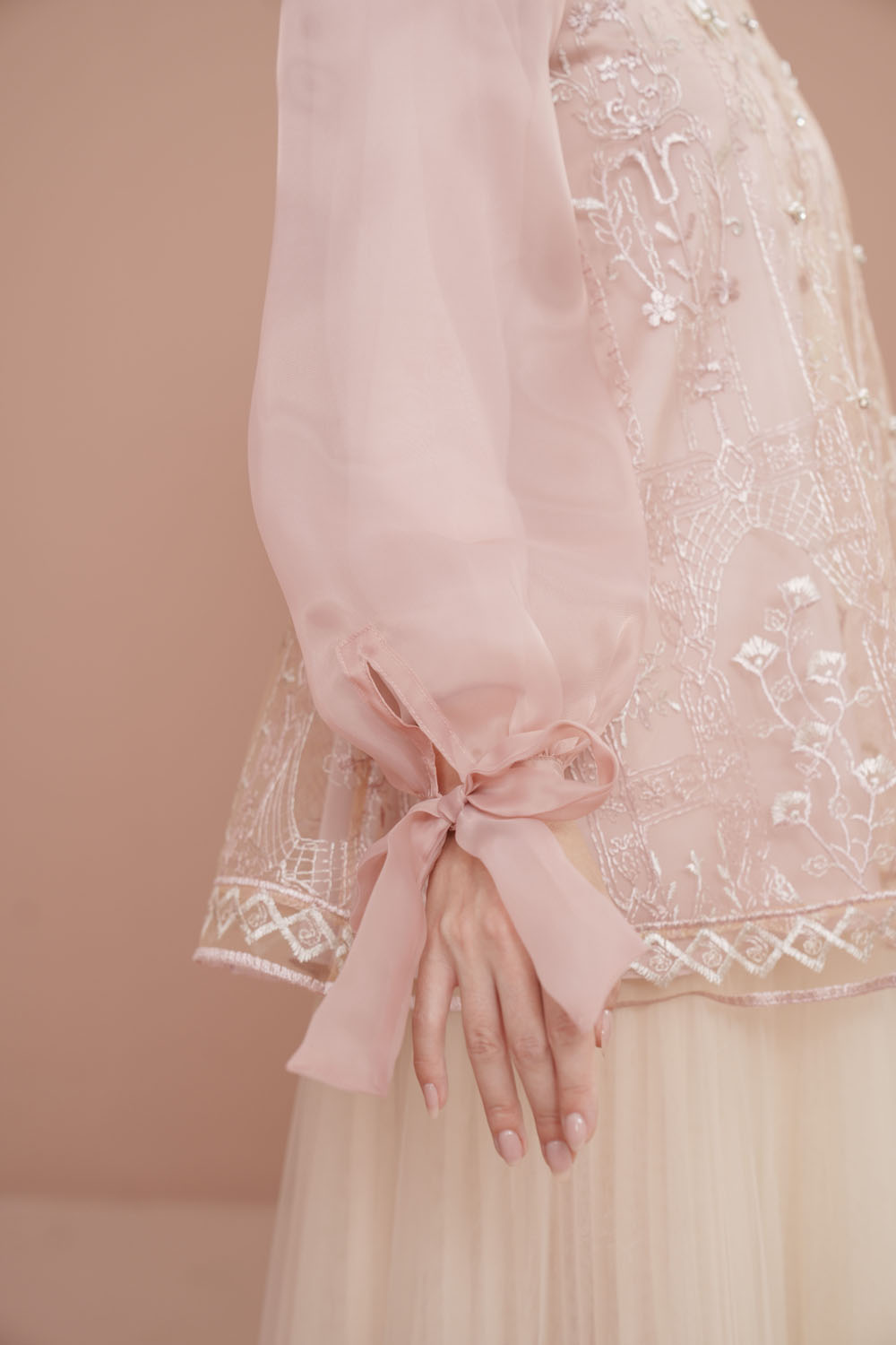 Lea Blouse Set Rose Petal