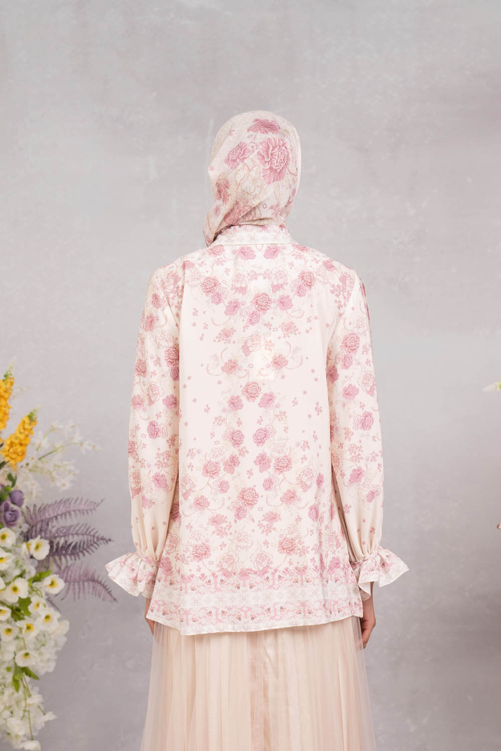 Marjorie Shirt Creamy Rose