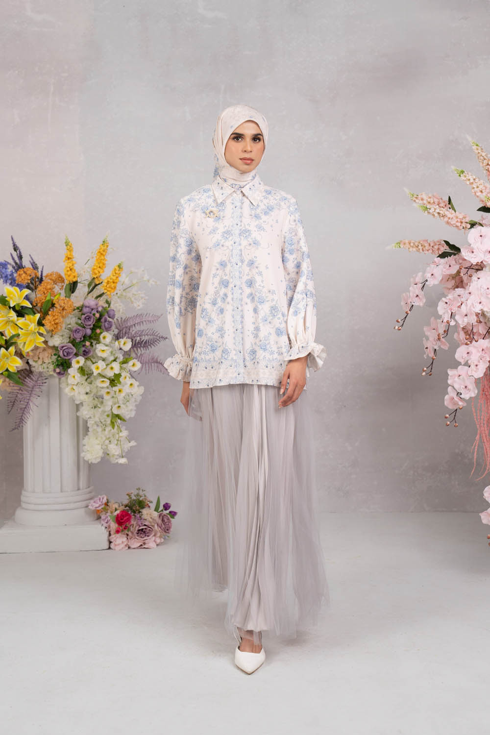 Marjorie Shirt Sky Mist