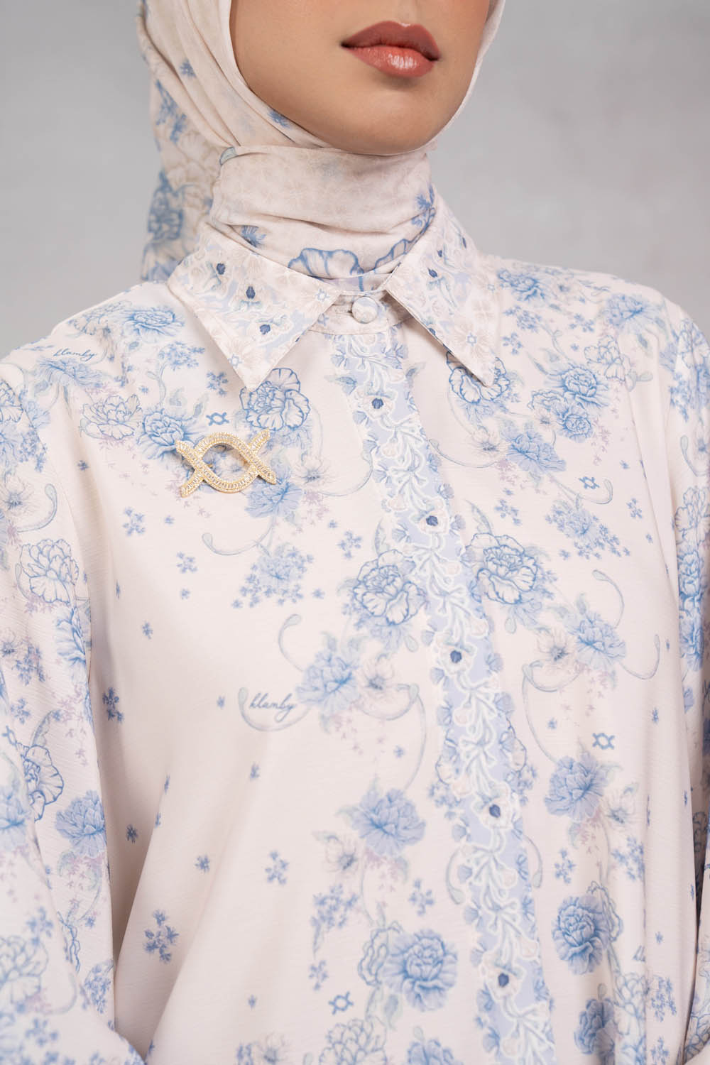 Marjorie Shirt Sky Mist