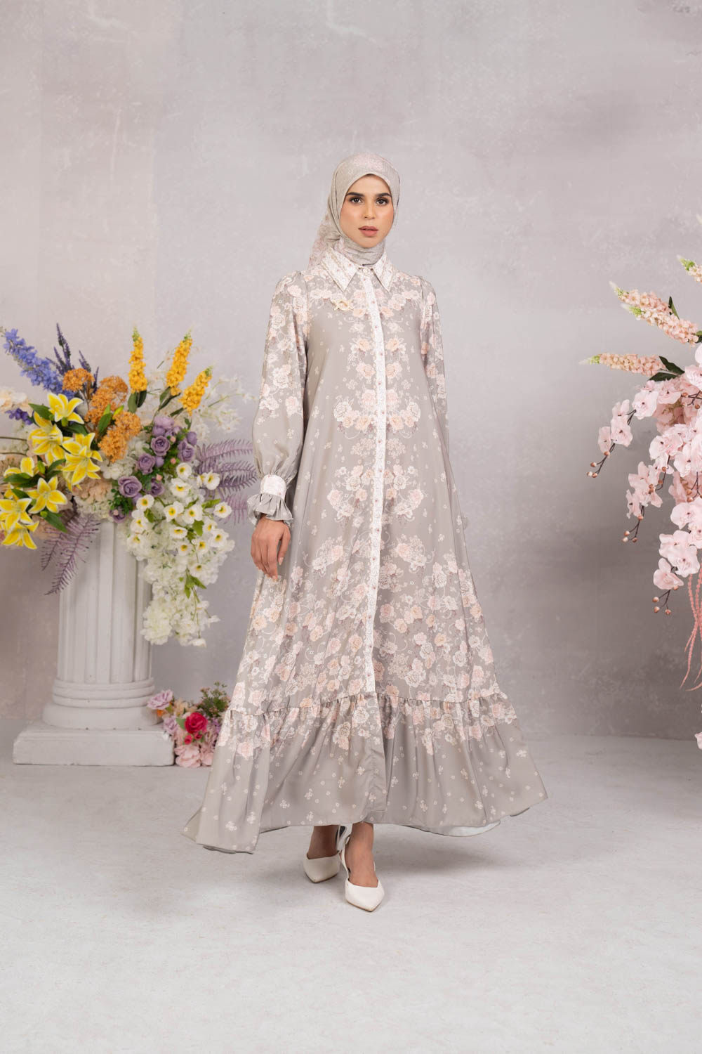 Marjorie Dress Most Taupe