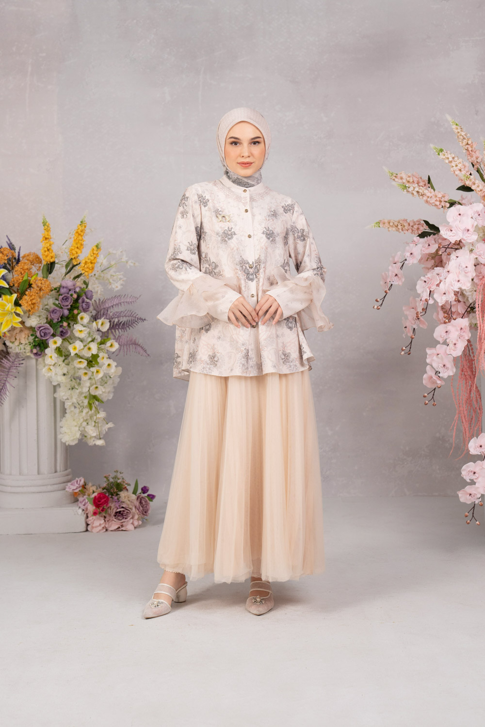 Lathika Shirt Creamy Dust