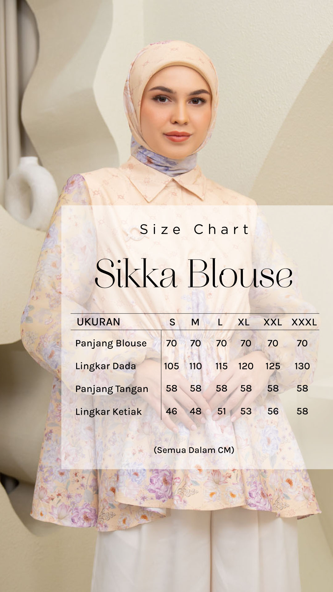 Sikka Blouse Misty Snow