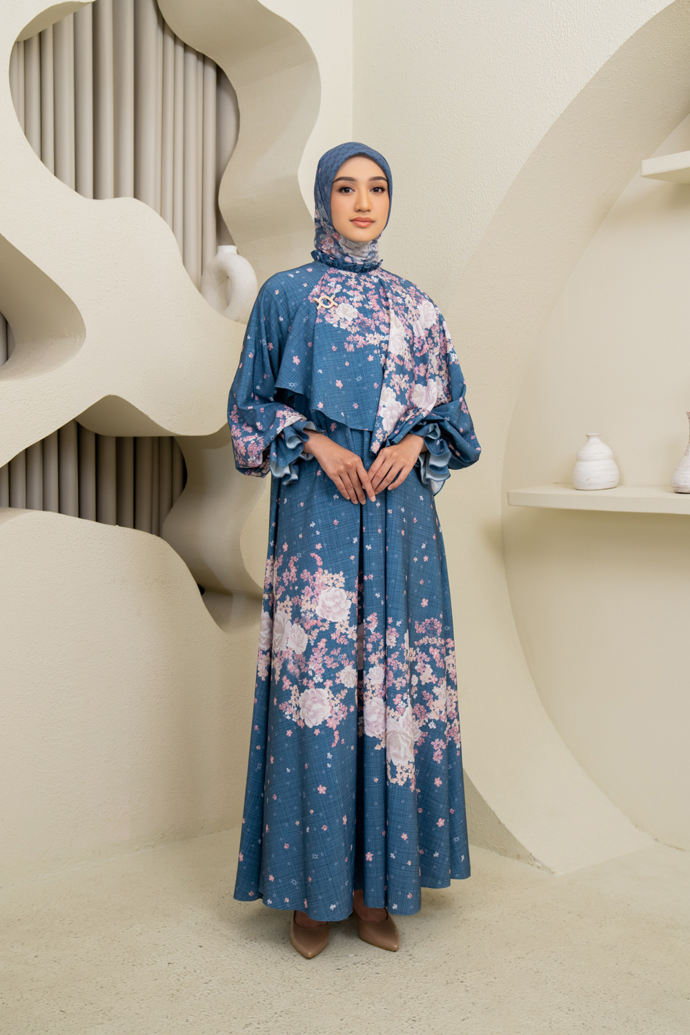 Mazaya Dress Evening Blue