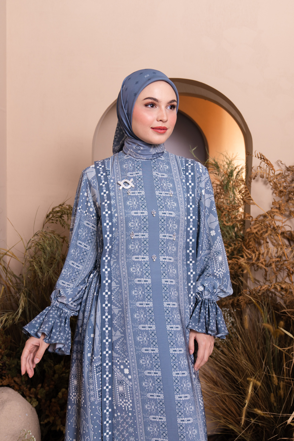Senggala Dress Odyssey Blue