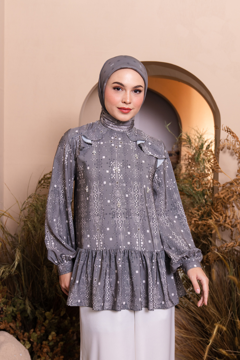 Senggala Blouse Seagrass Twill