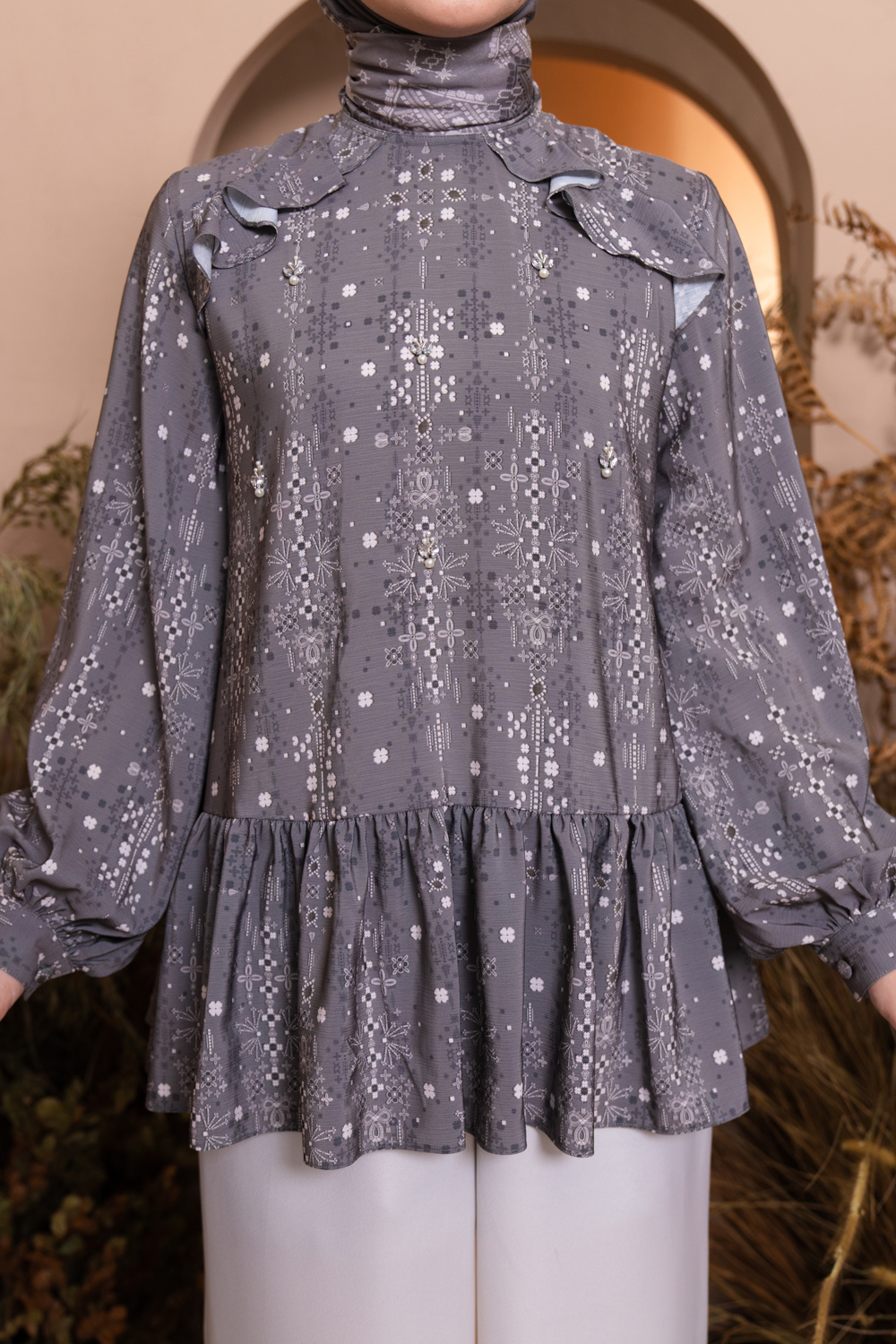 Senggala Blouse Seagrass Twill