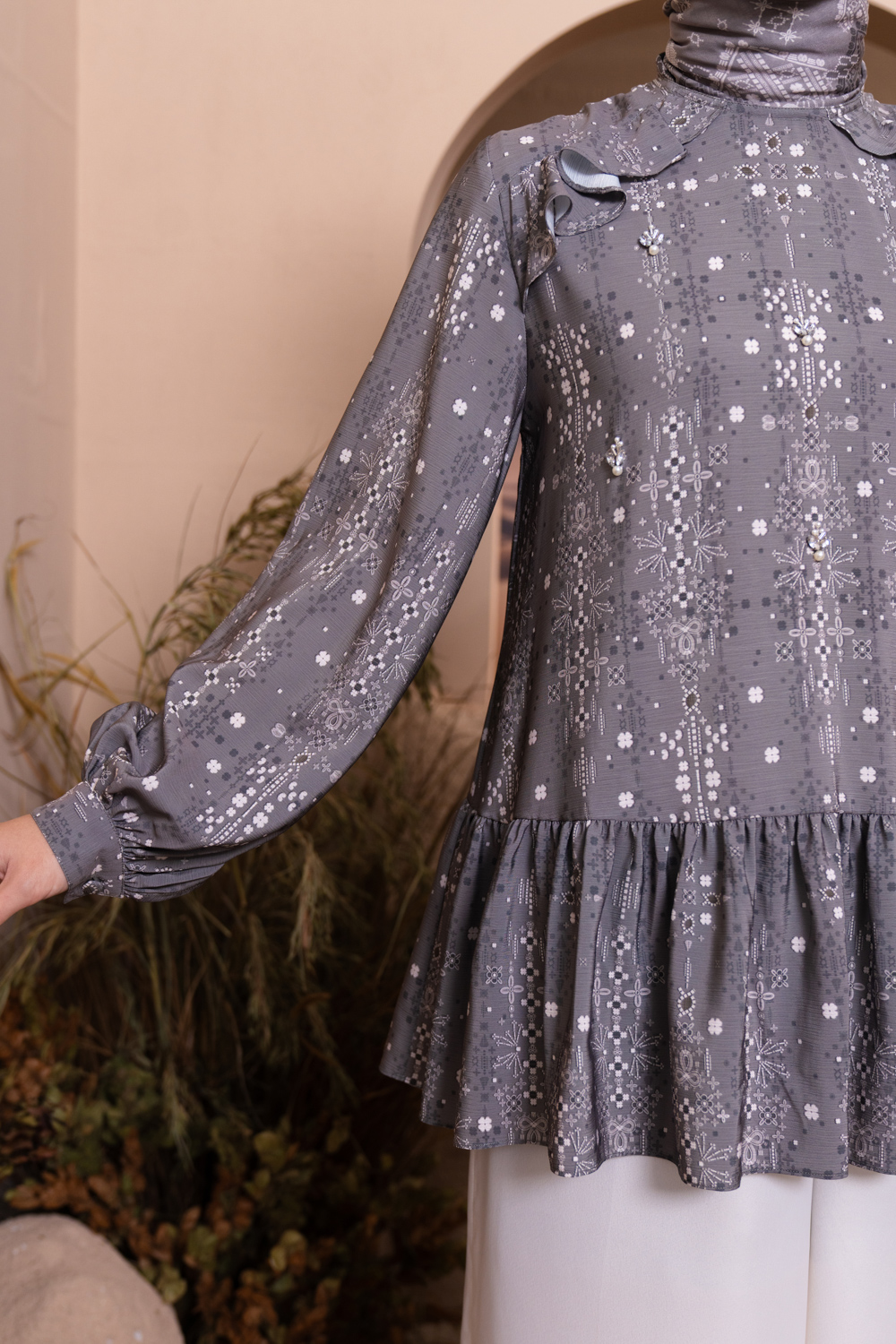 Senggala Blouse Seagrass Twill