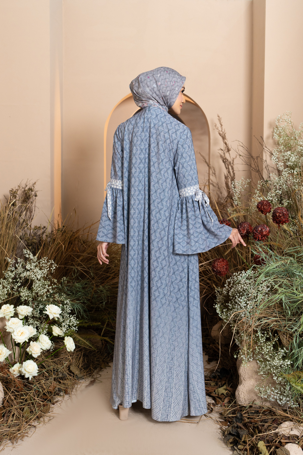 Mariri Dress Indigo Charcoal
