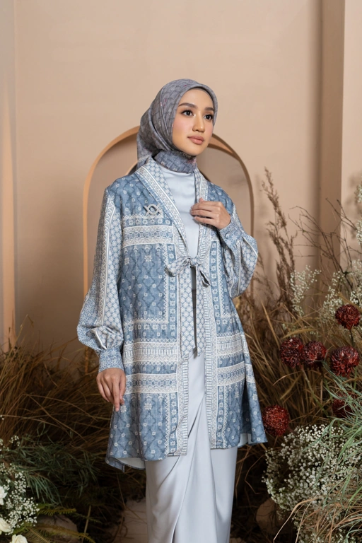 Mariri Outer Tunic Indigo Charcoal
