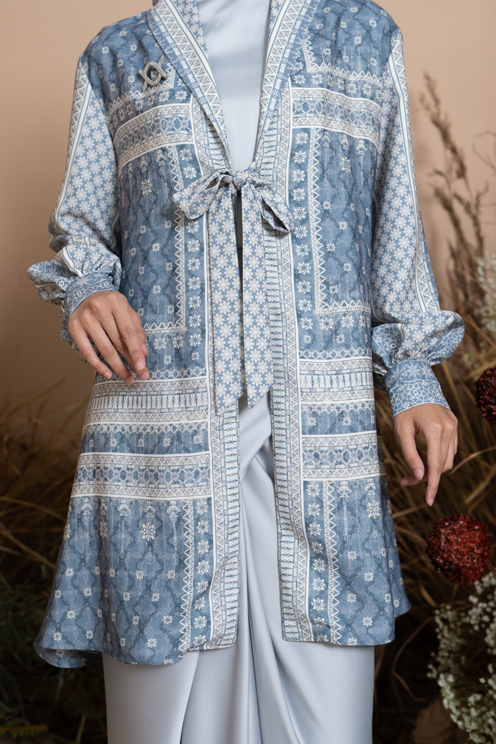 Mariri Outer Tunic Indigo Charcoal