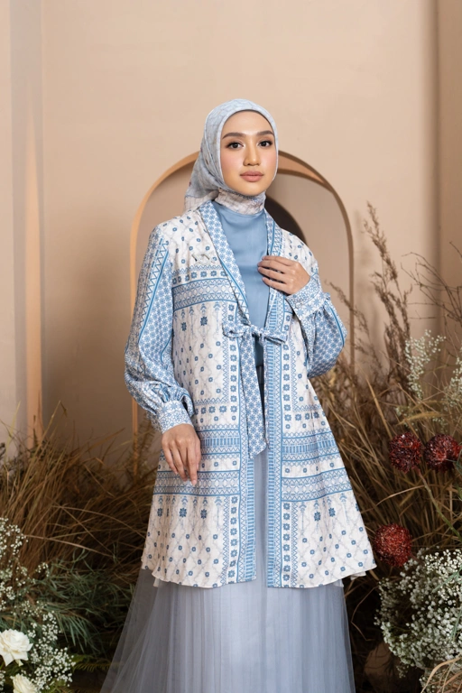 Mariri Outer Tunic Serene Azure