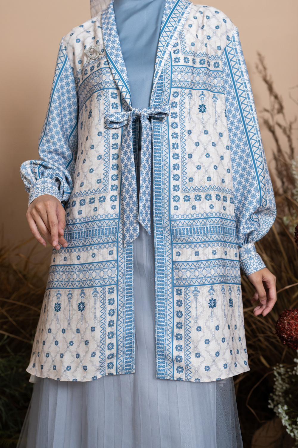 Mariri Outer Tunic Serene Azure
