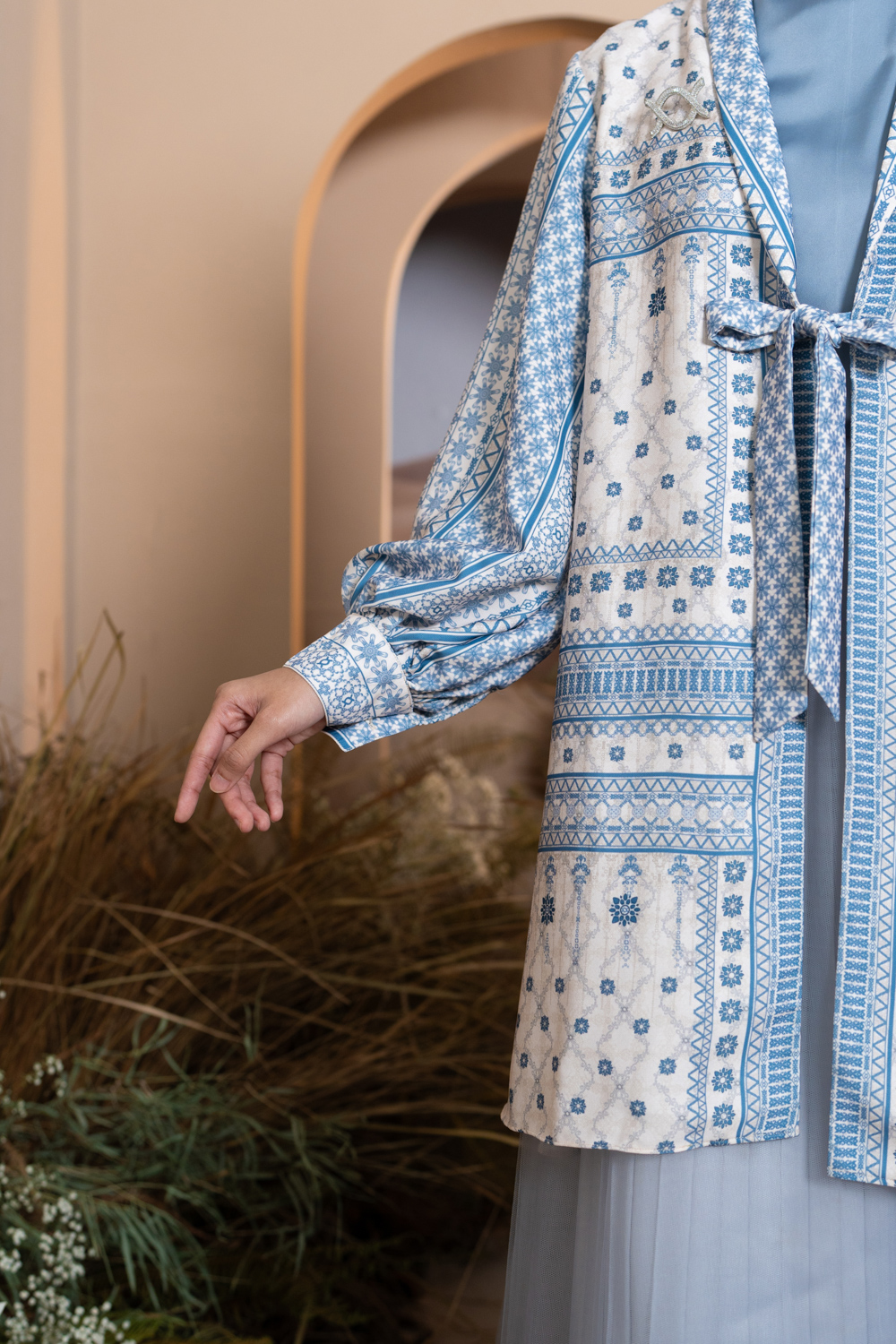 Mariri Outer Tunic Serene Azure