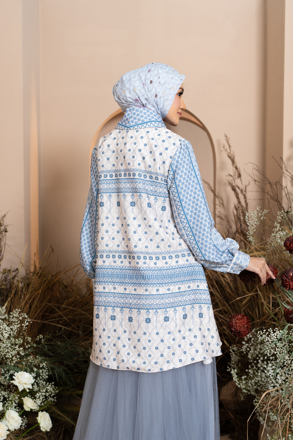 Mariri Outer Tunic Serene Azure