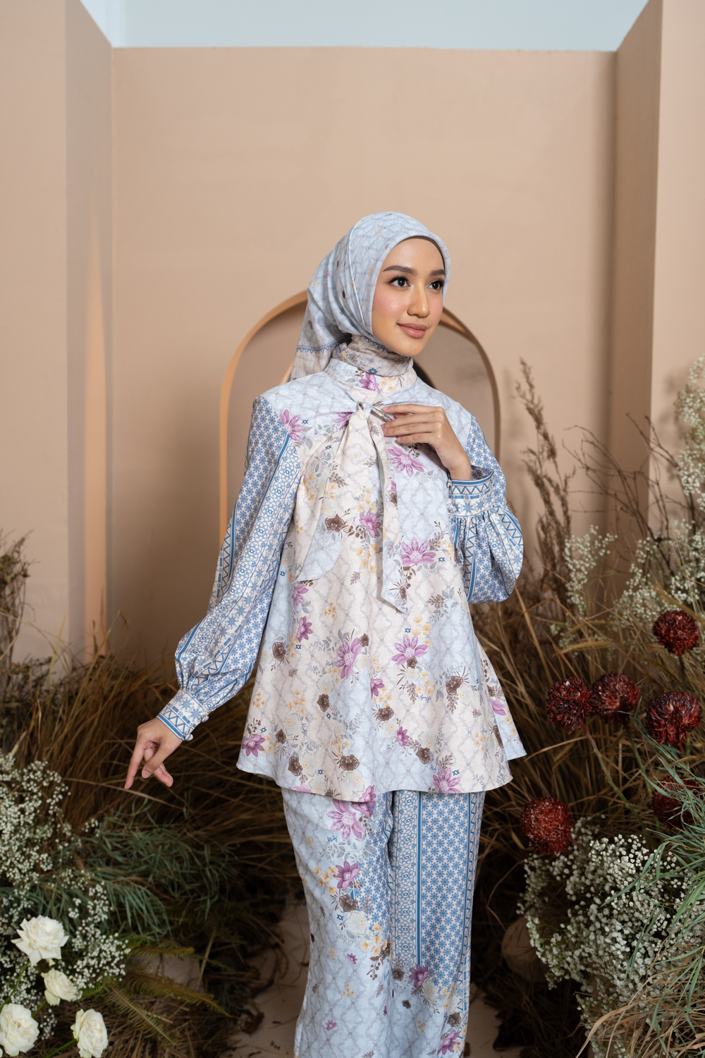 Mariri Blouse Serene Azure