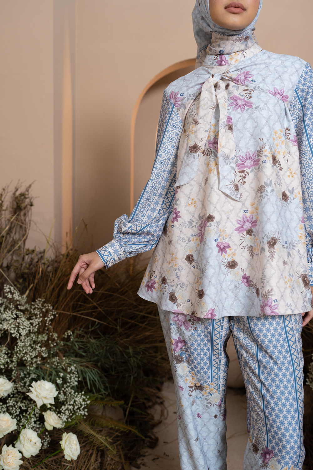 Mariri Blouse Serene Azure