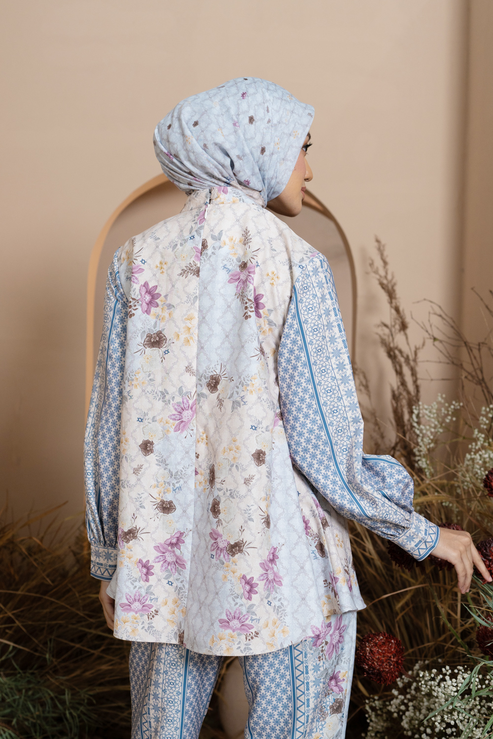 Mariri Blouse Serene Azure