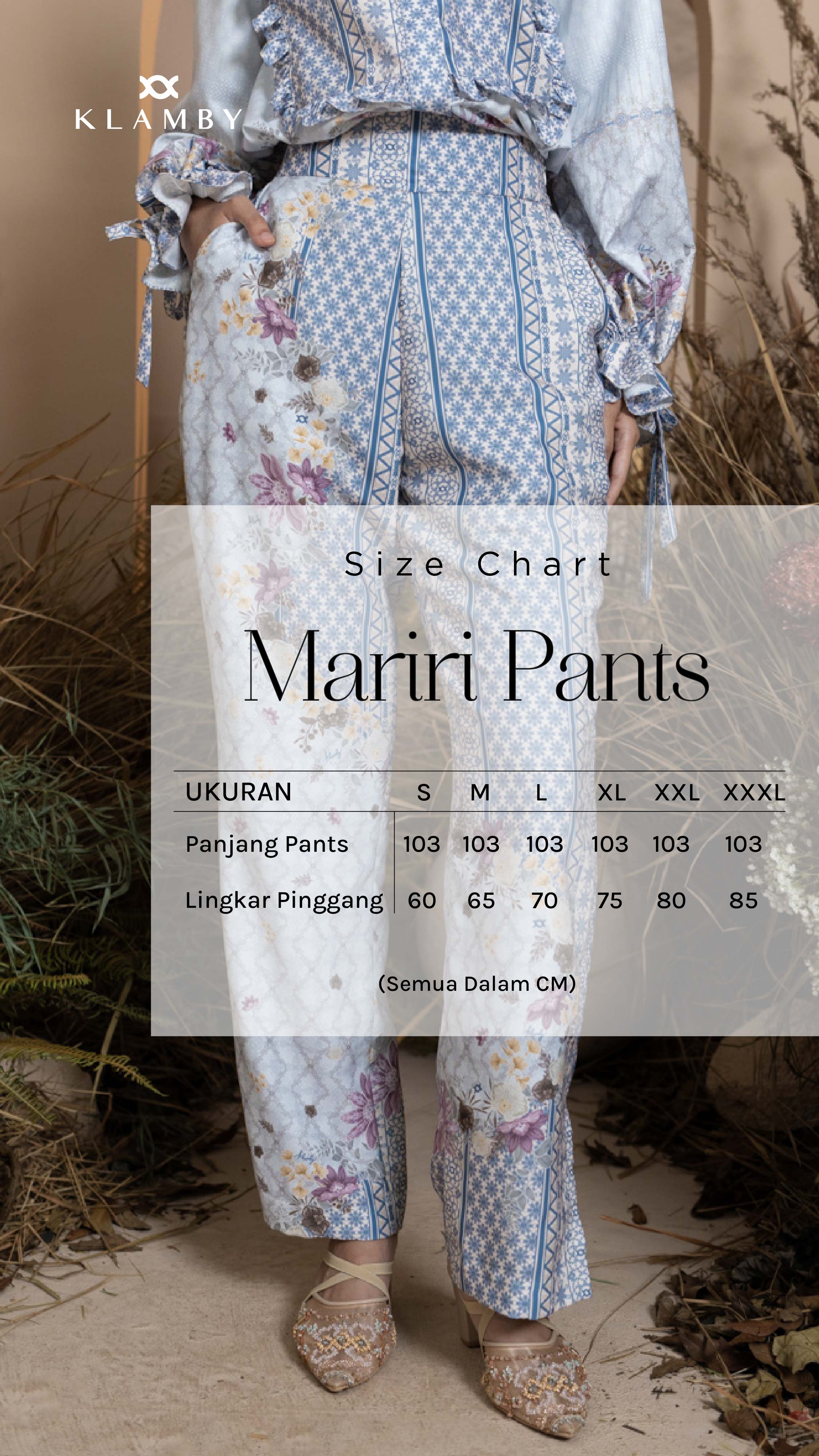 Mariri Pants Serene Azure