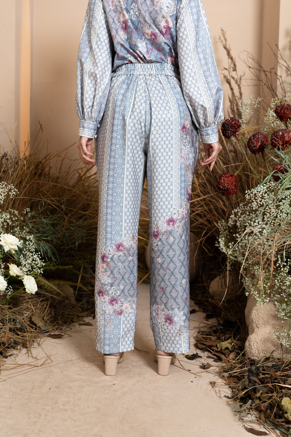 Mariri Pants Indigo Charcoal