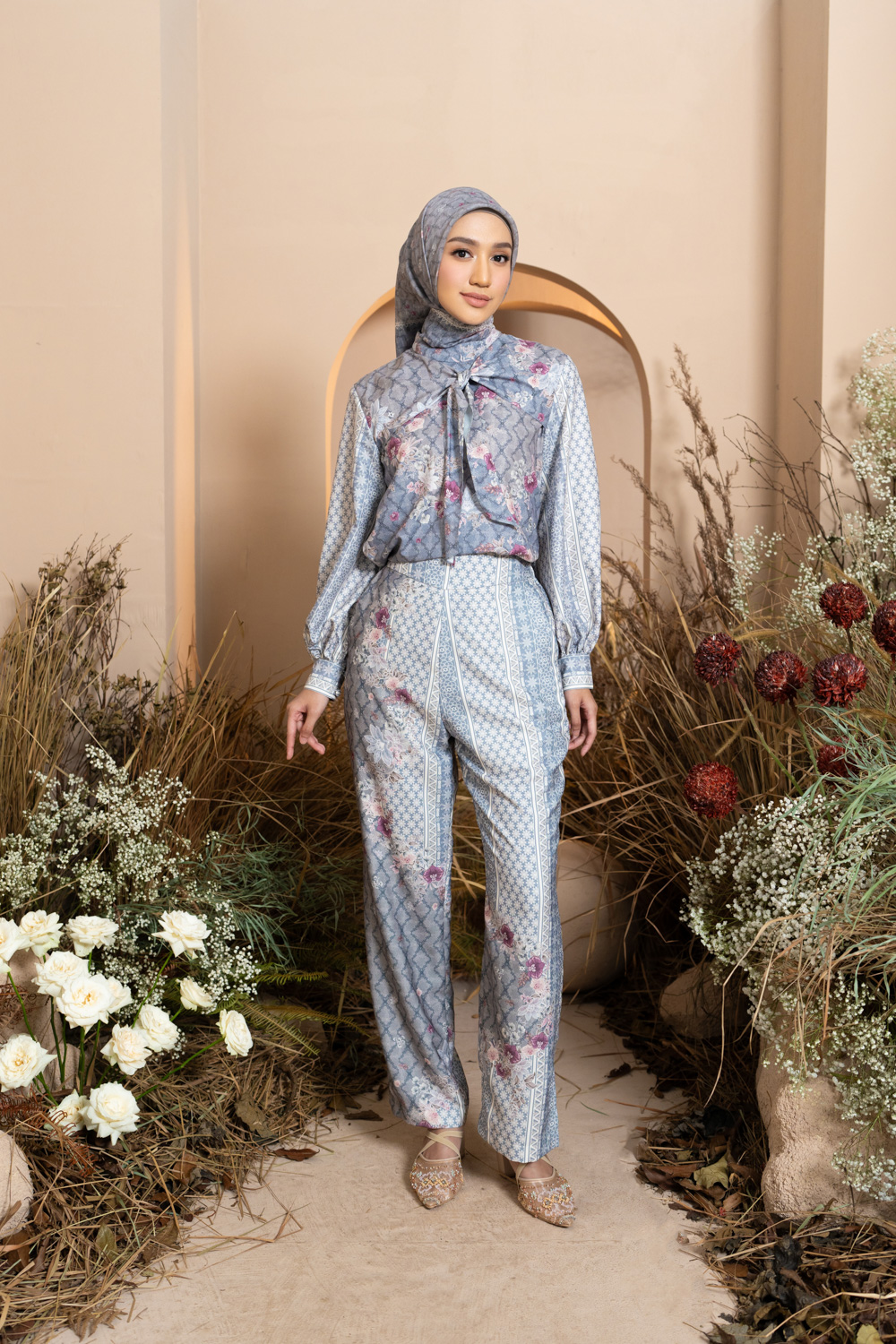 Mariri Pants Indigo Charcoal