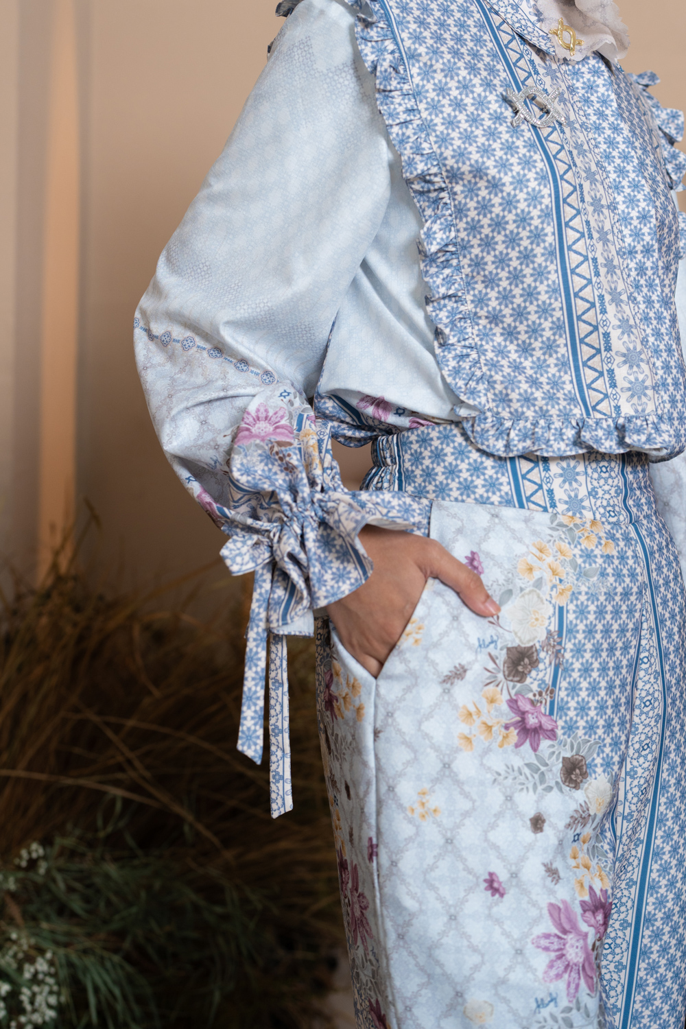 Mariri Pants Serene Azure