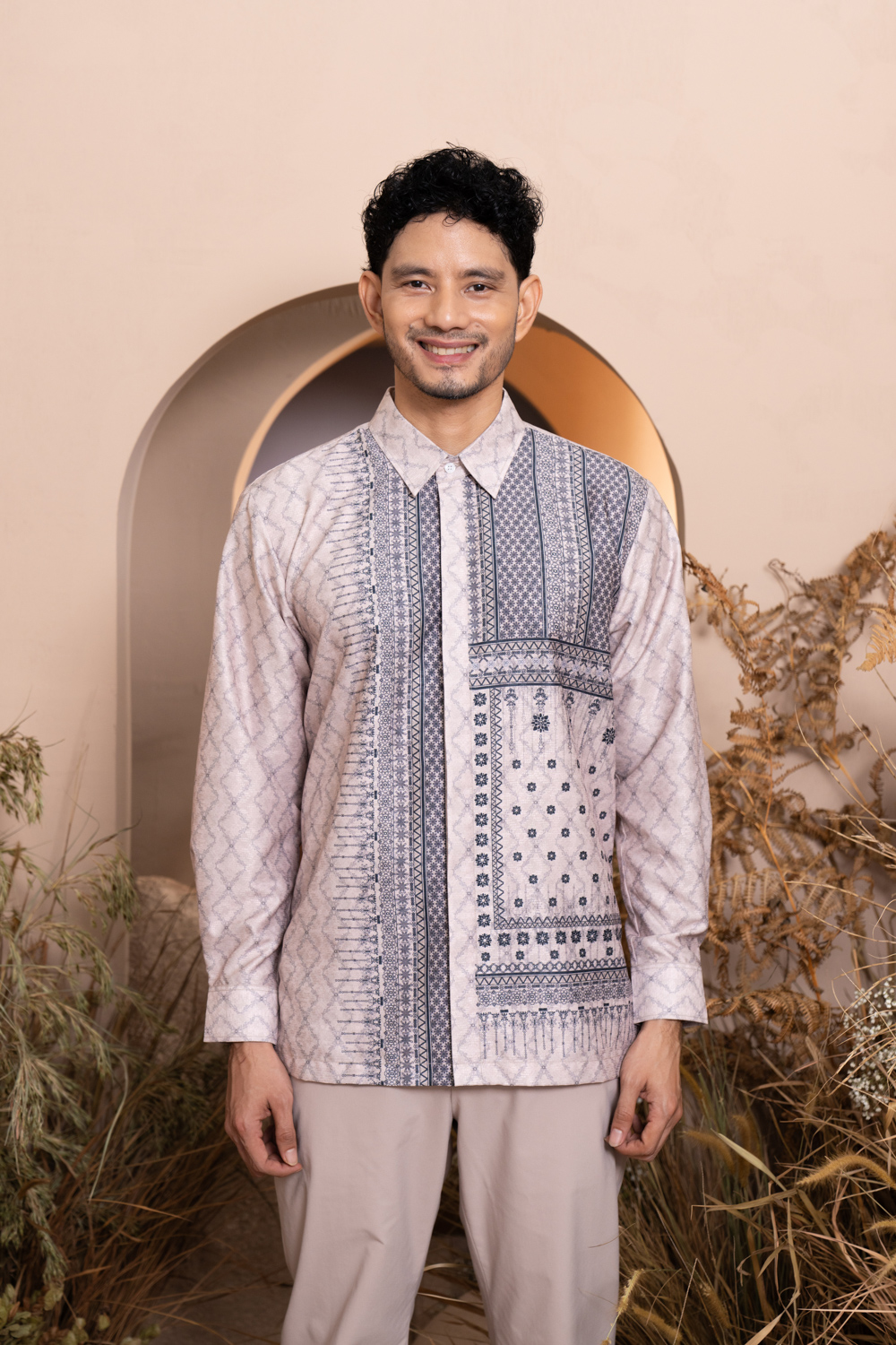 Mariri Long Shirt Men Espresso Bliss