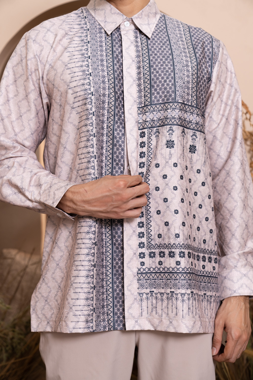 Mariri Long Shirt Men Espresso Bliss