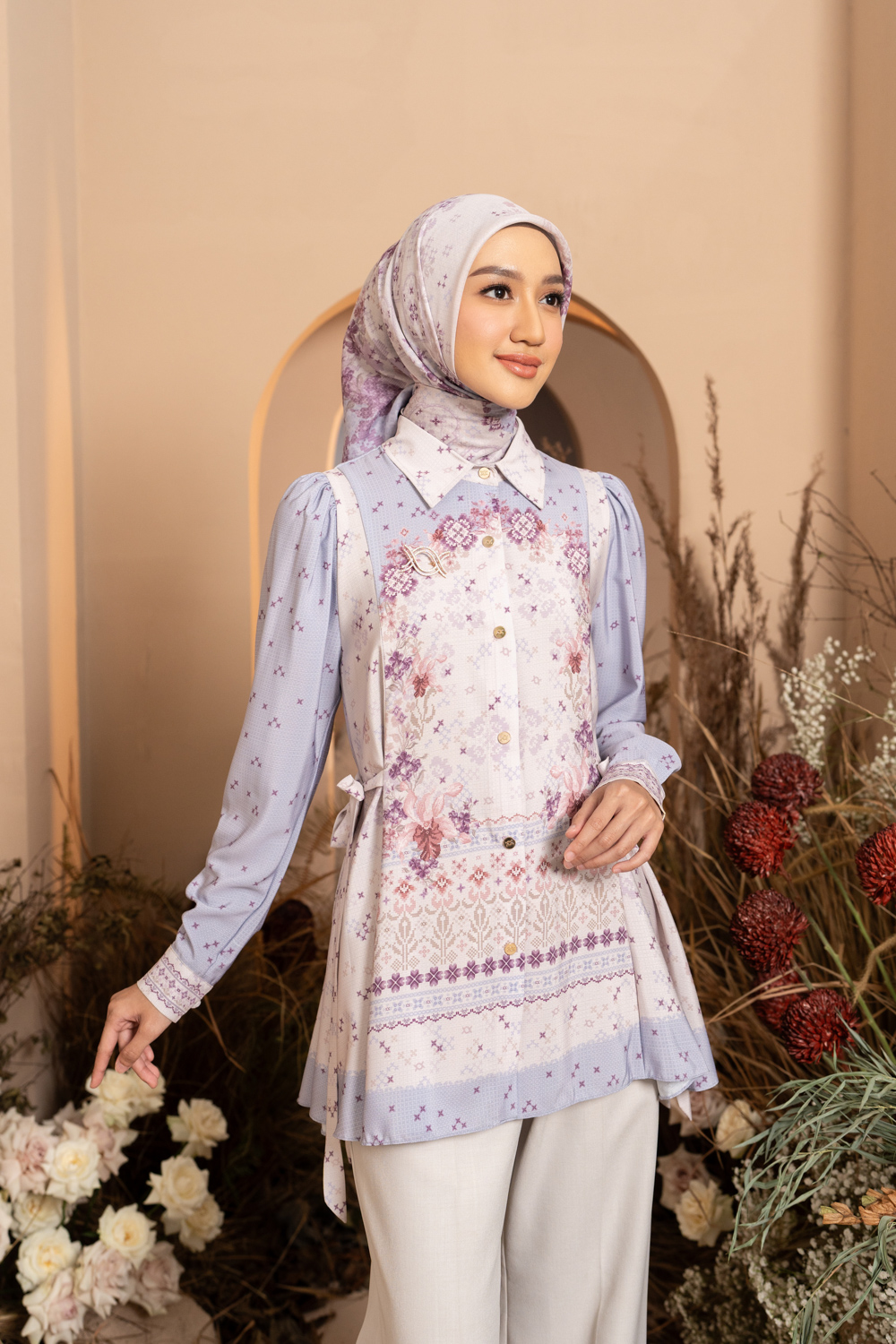 Kalola Shirt Lilac Hint