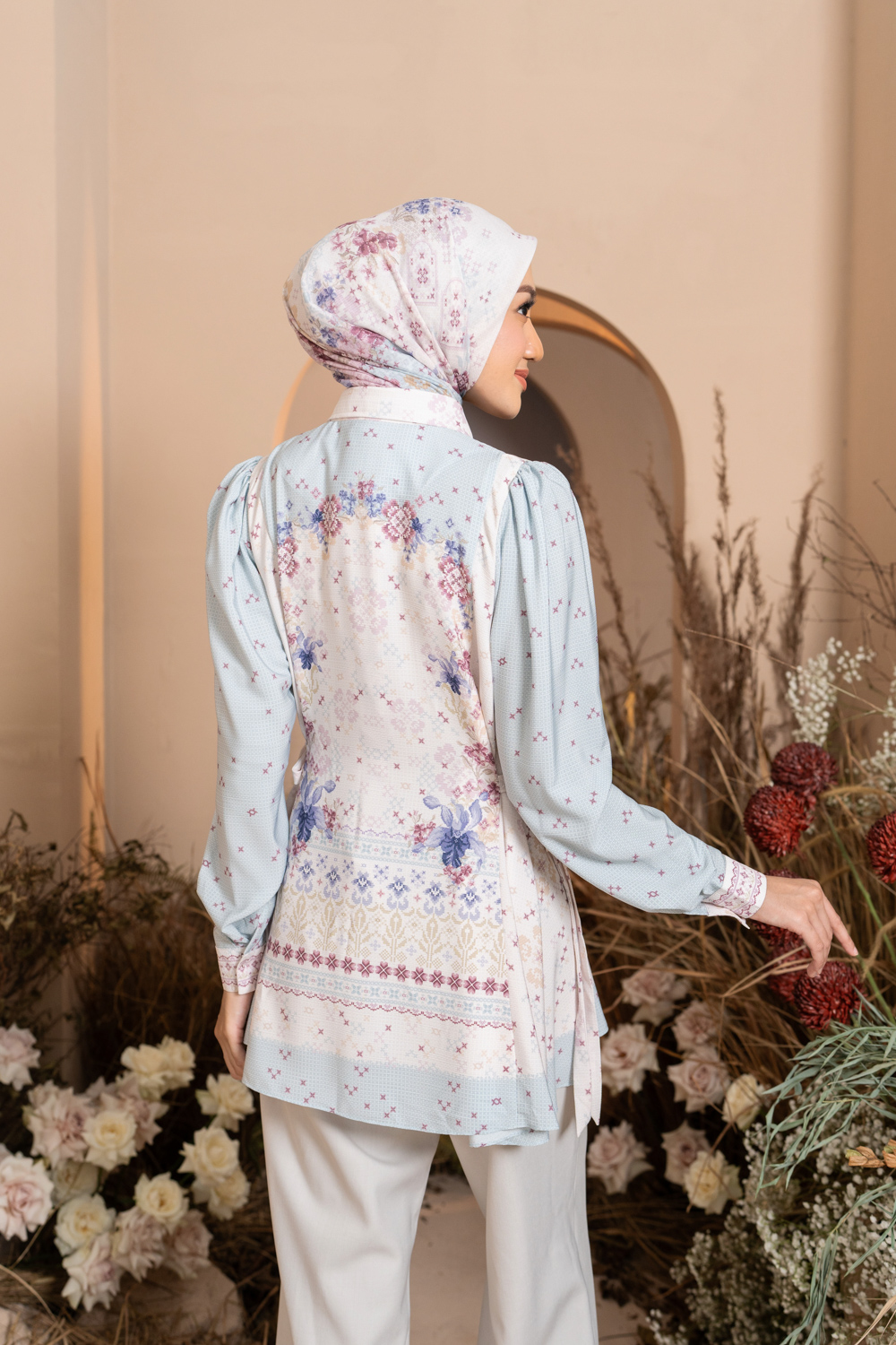 Kalola Shirt Aqua Hushed