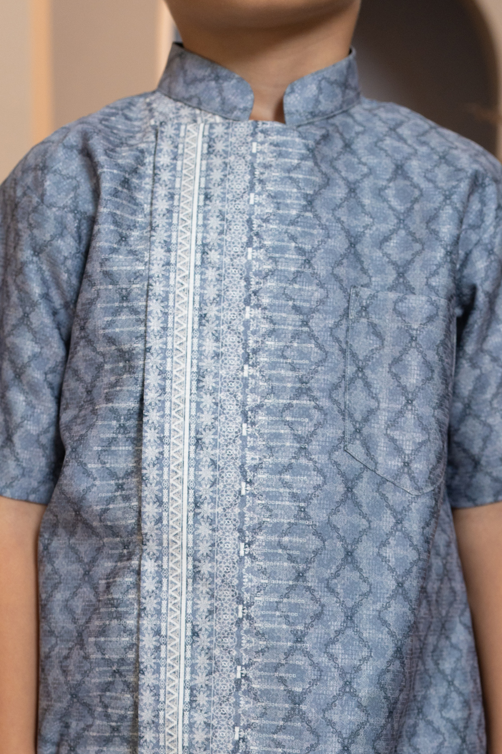 Mariri Shirt Boy Indigo Charcoal