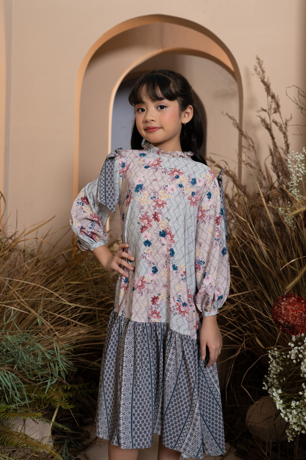 Mariri Dress Girl Espresso Bliss
