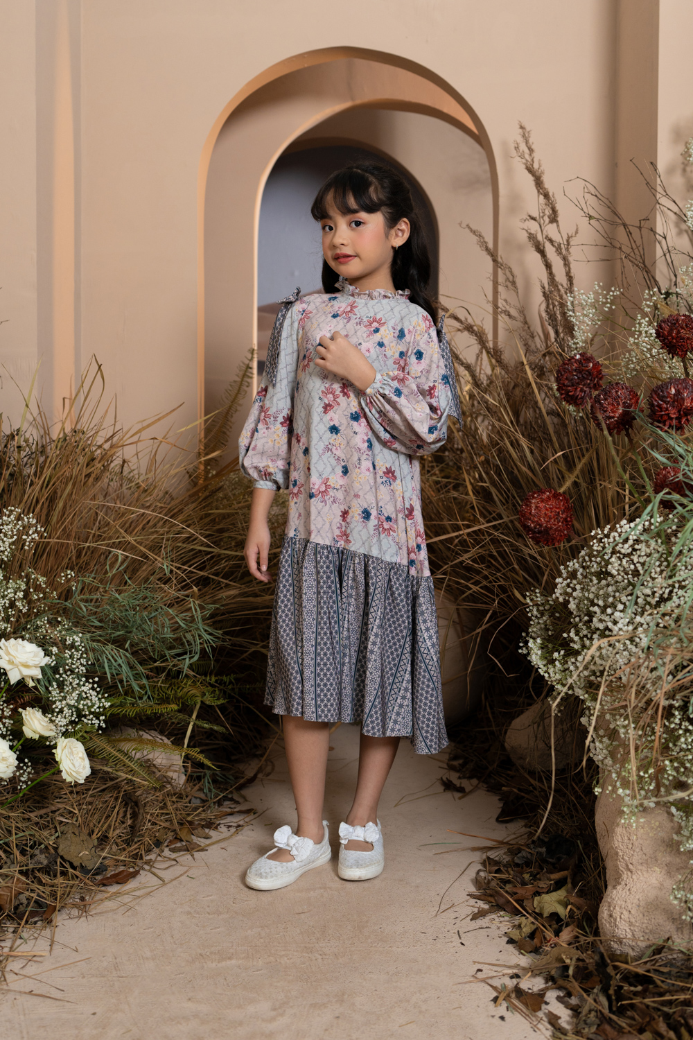 Mariri Dress Girl Espresso Bliss