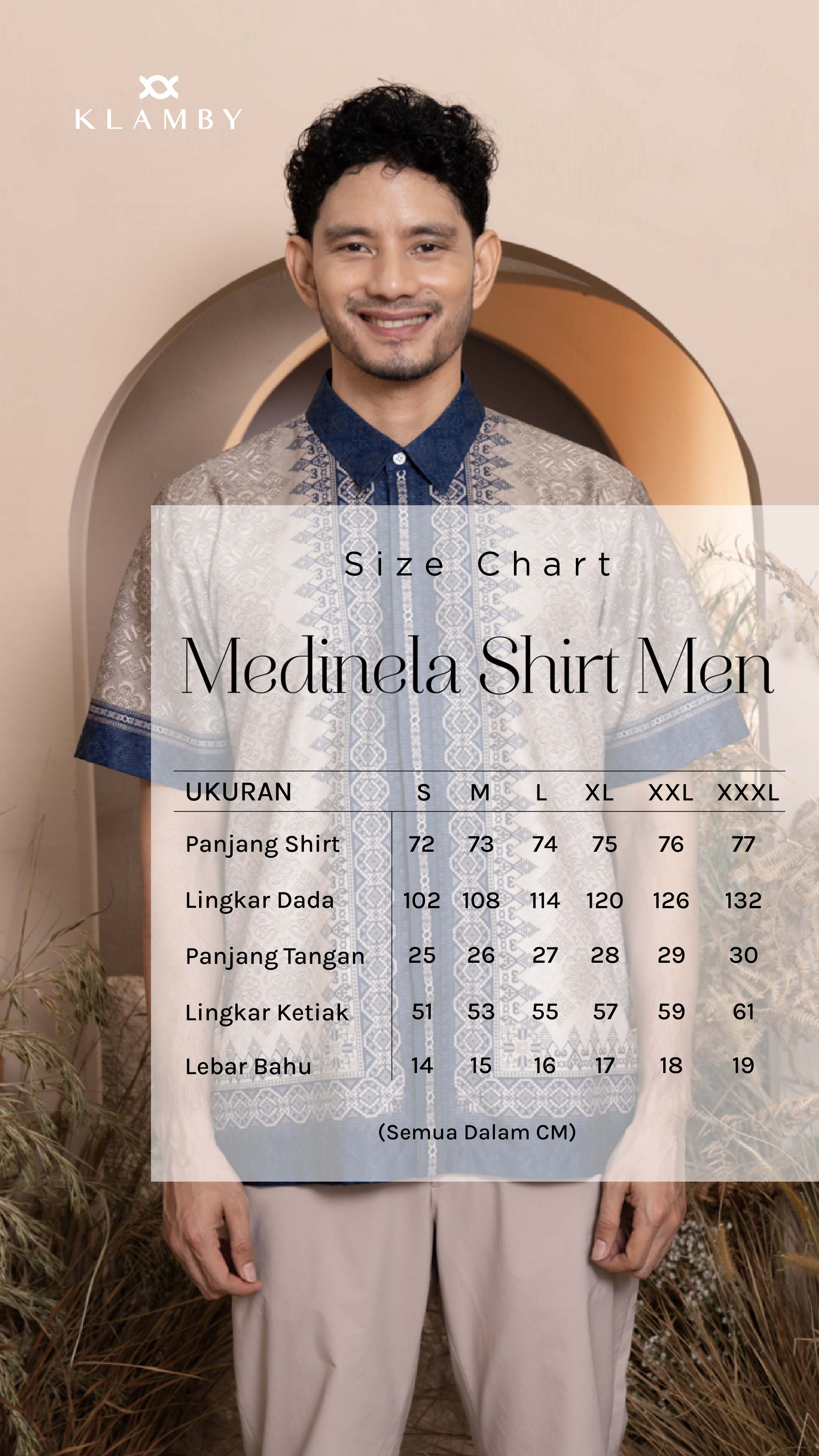 Medinela Shirt Men Chrystal Reef