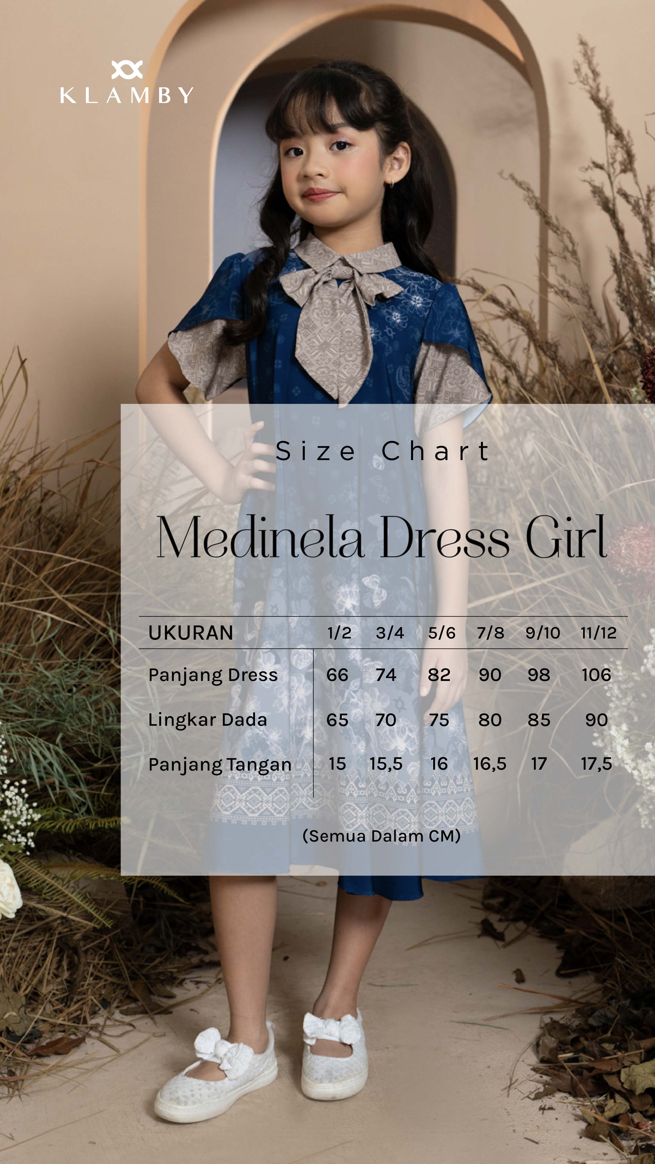Medinela Dress Girl Sweet Marzipan