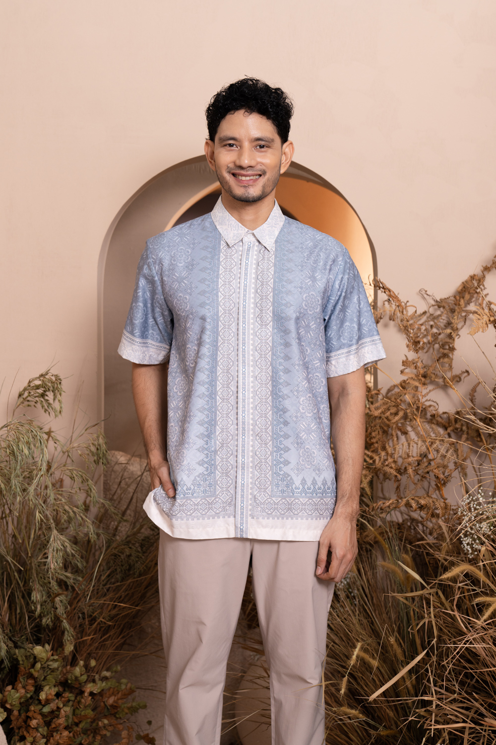 Medinela Shirt Men Chrystal Reef