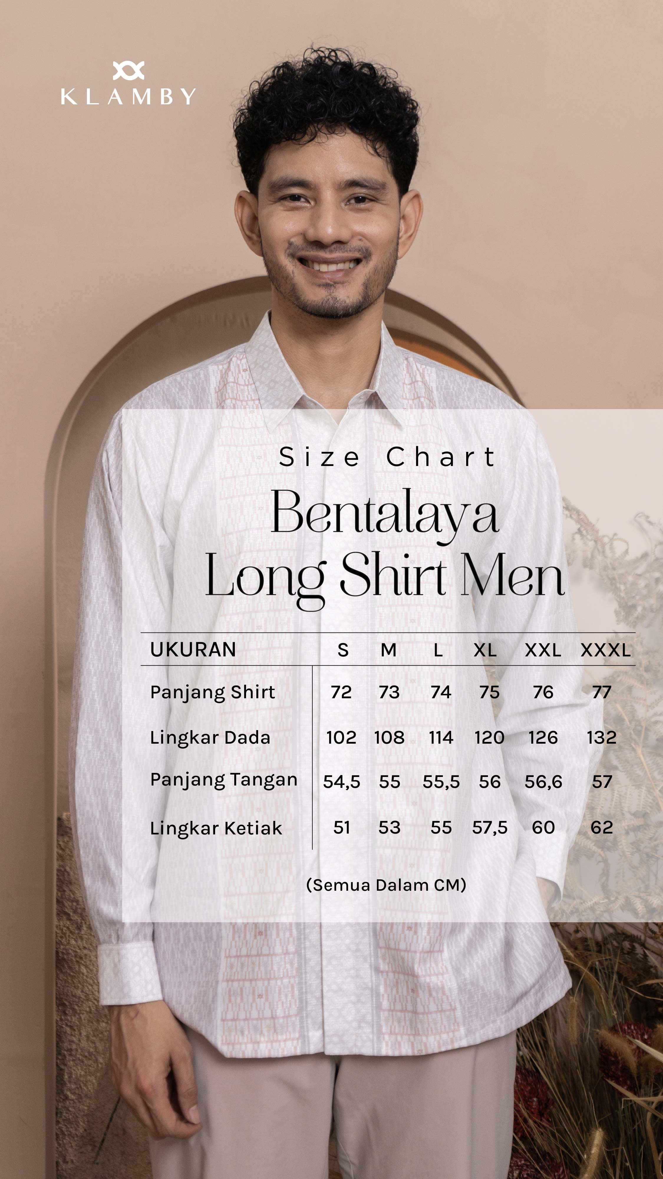 Bentalaya Long Shirt Men Clary Sage