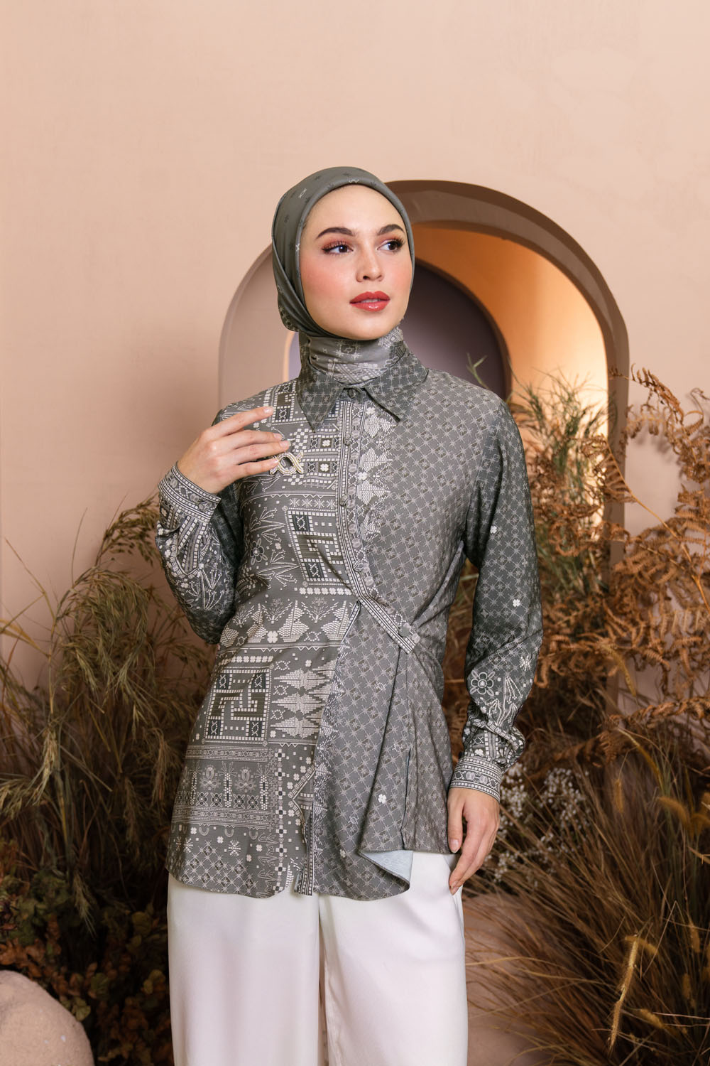 Senggala Shirt Seagrass Twill