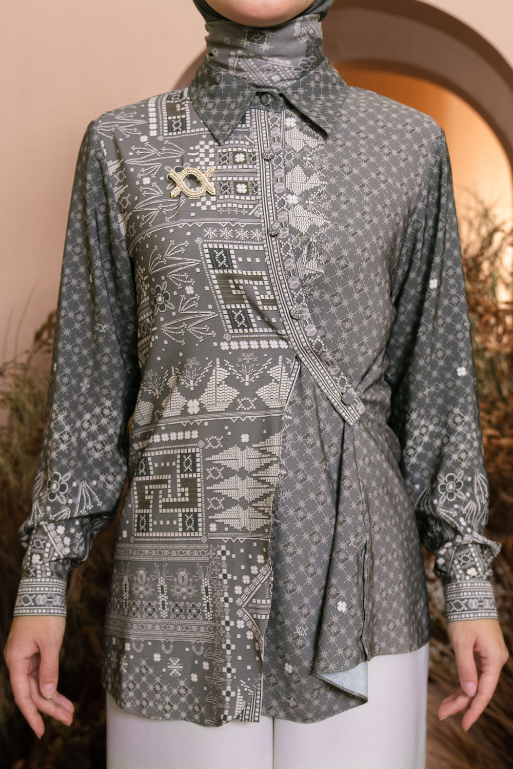 Senggala Shirt Seagrass Twill