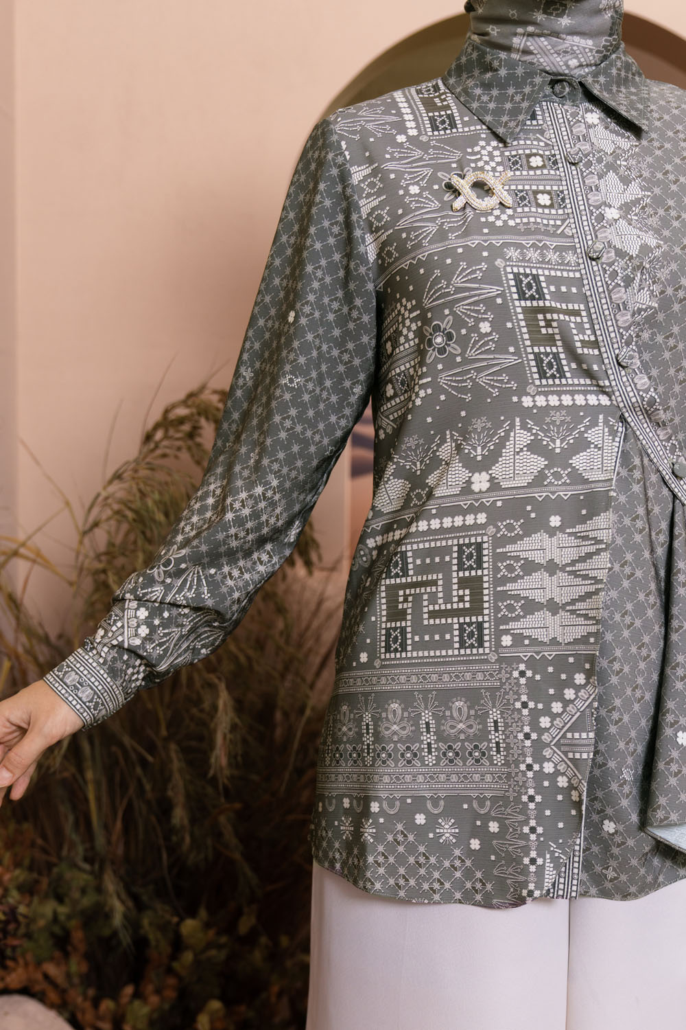 Senggala Shirt Seagrass Twill