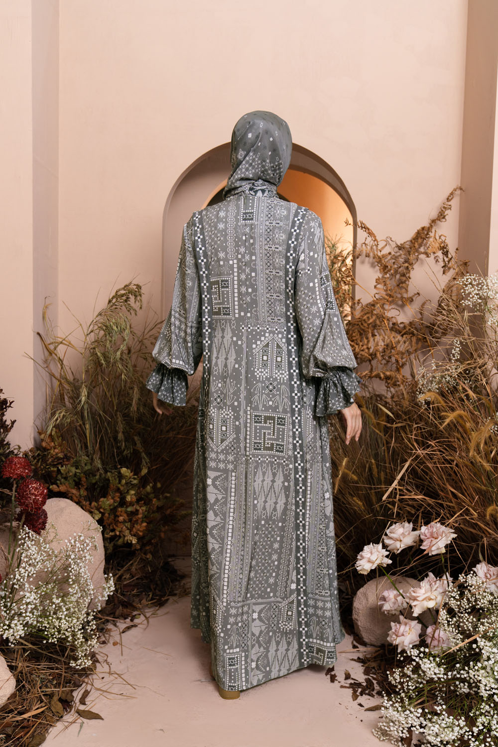 Senggala Dress Seagrass Twill