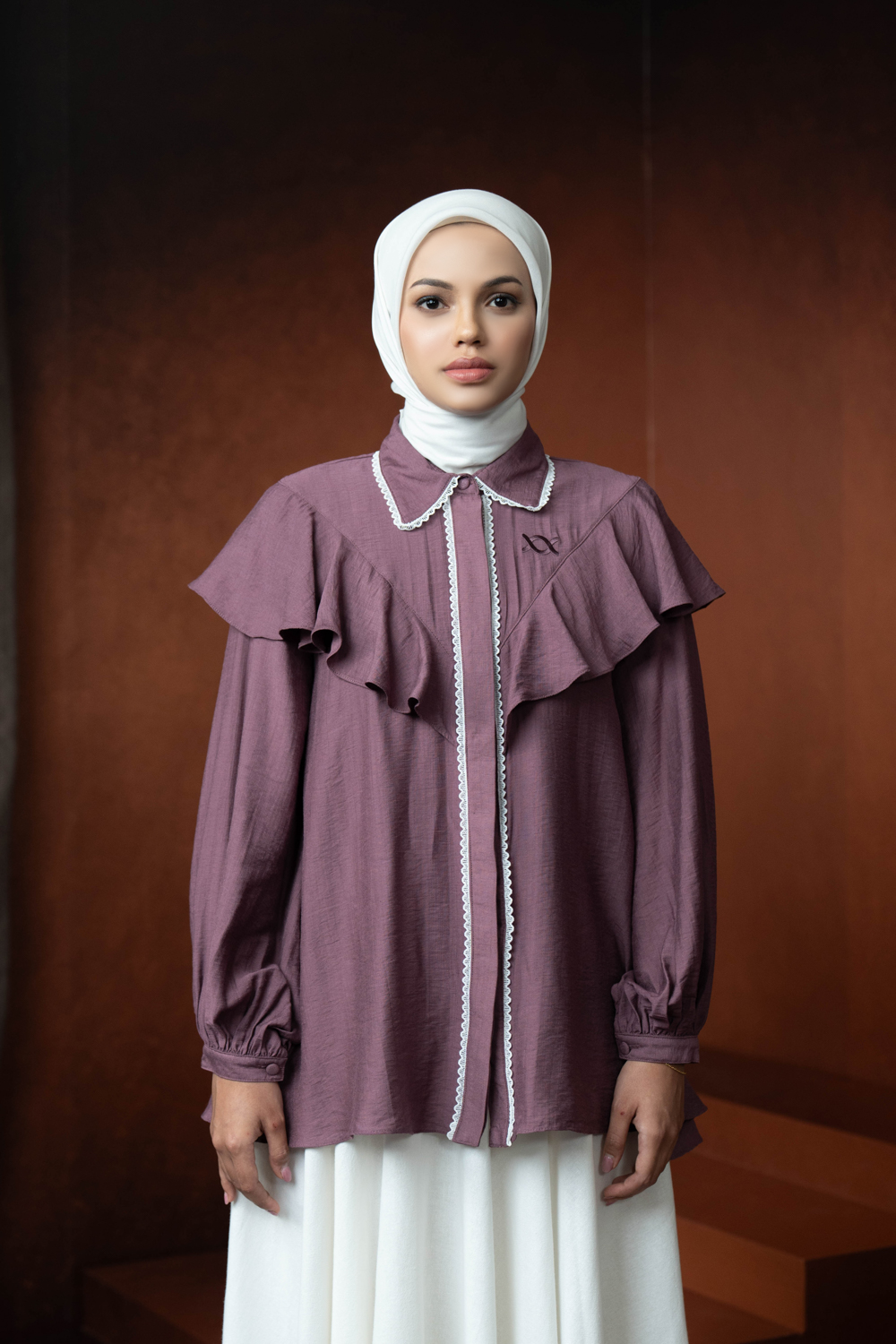 Karra Shirt Red Bean