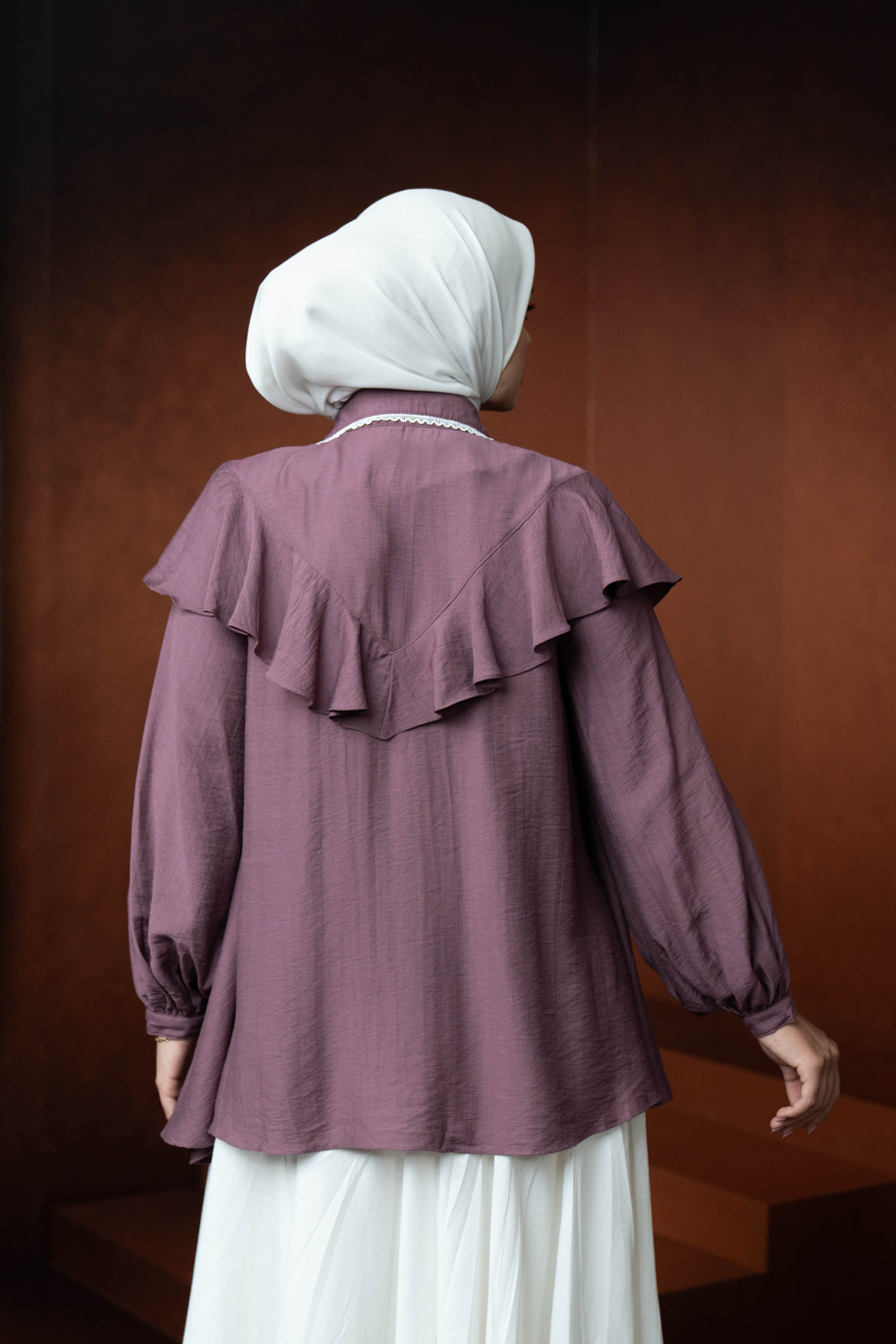 Karra Shirt Red Bean