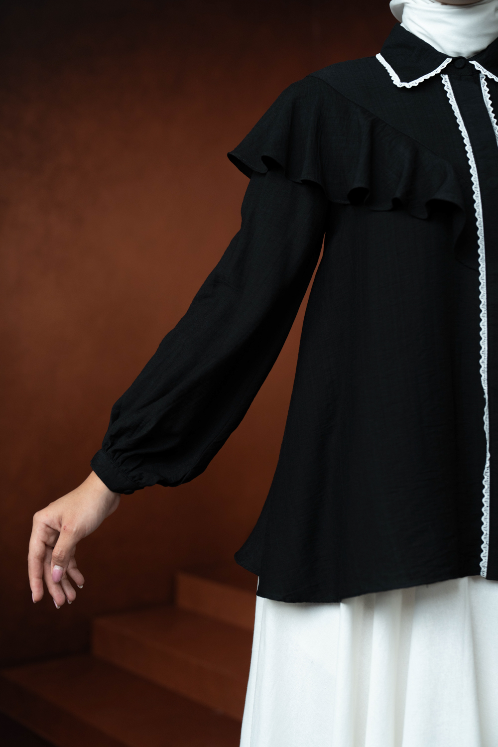 Karra Shirt (Minor) Jet Black