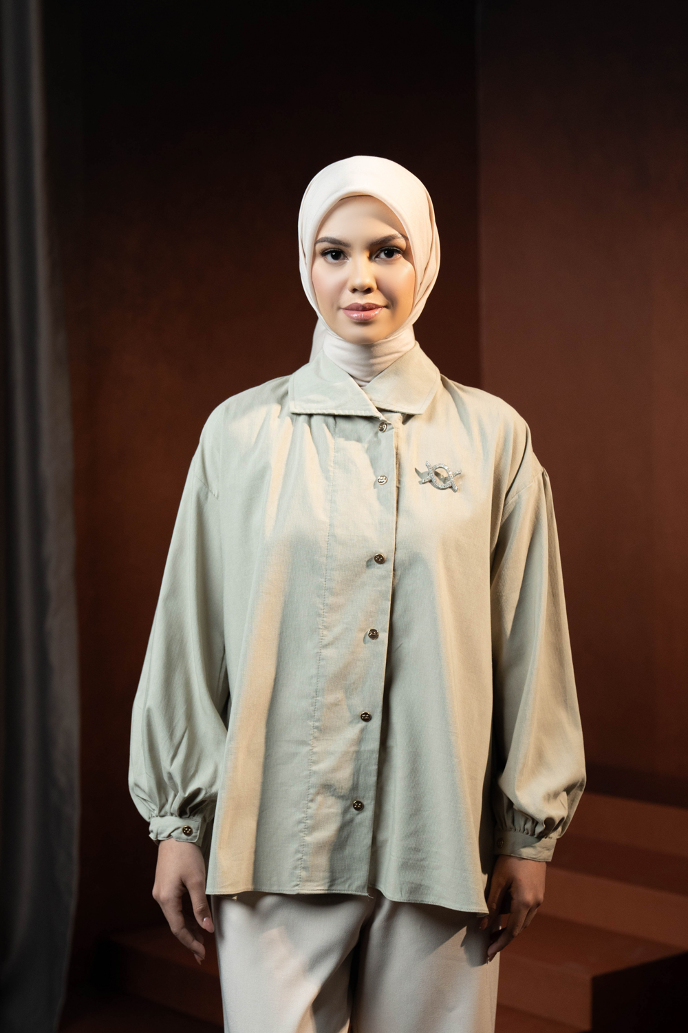 Aralia Shirt Pelican